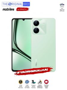 Realme Note 60x - 4GB RAM - 128GB Storage - PTA Approved - 12 Months Warranty - Green - The Original Bro Mobiles - TOB52